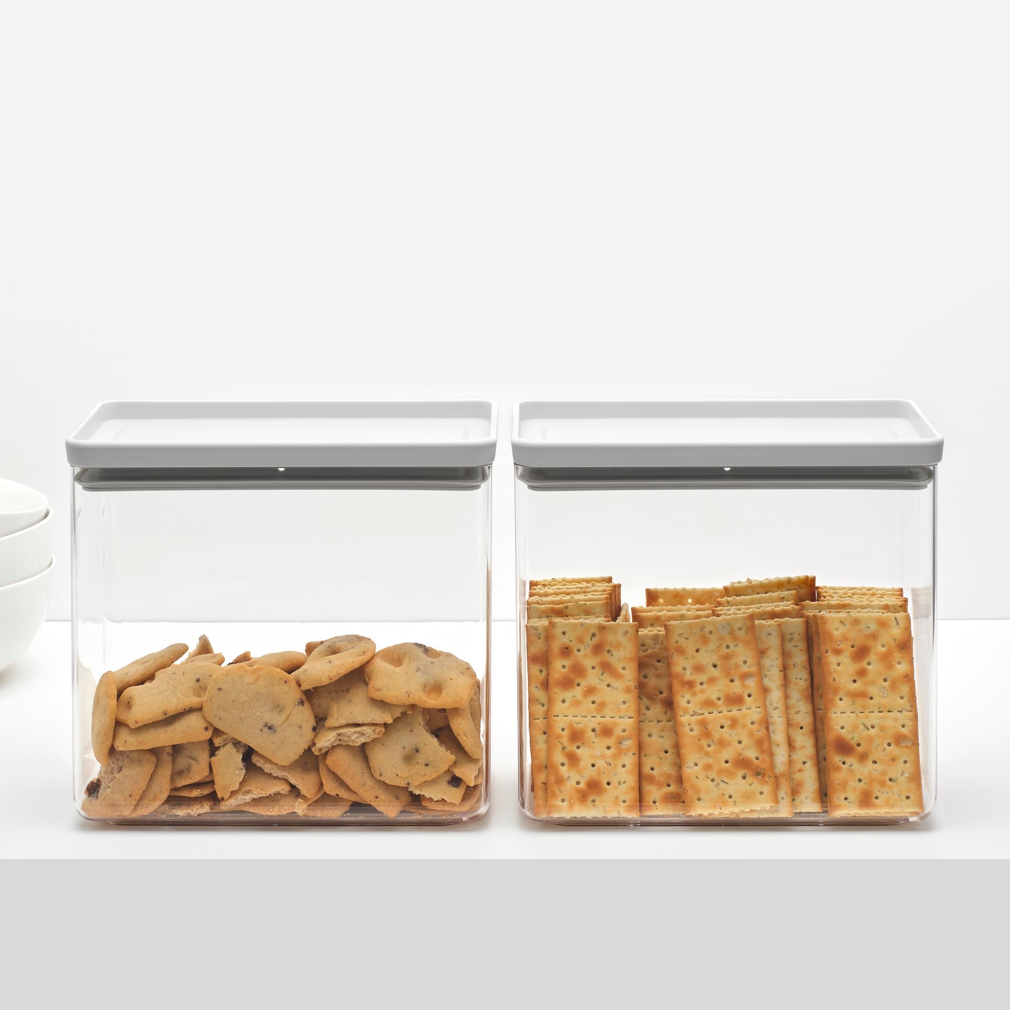 Maisto laikymo indas TASTY PLUS 3,5 l, šviesiai pilkos spalvos, plastikas, Brabantia