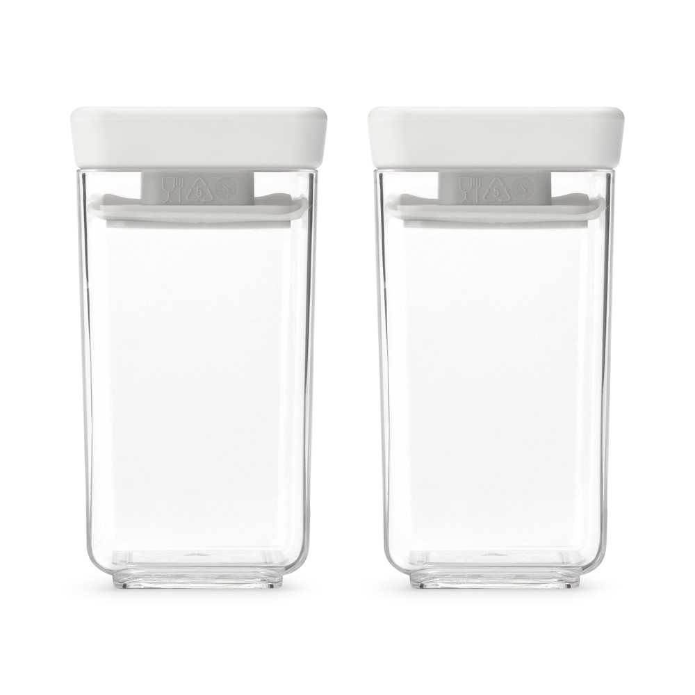 Maisto laikymo indų TASTY PLUS 150 ml, 2 vnt. rinkinys, šviesiai pilkos spalvos, Brabantia