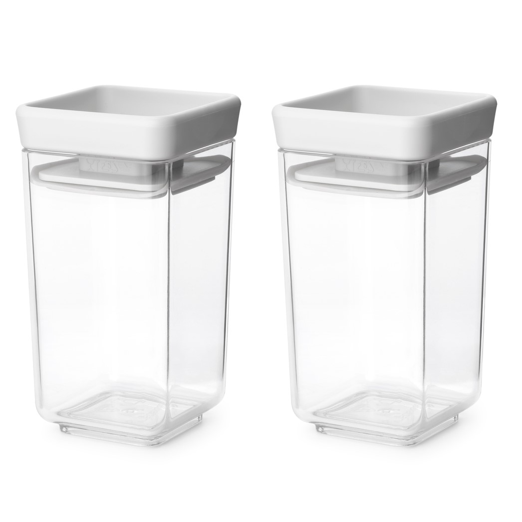 Maisto laikymo indų TASTY PLUS 150 ml, 2 vnt. rinkinys, šviesiai pilkos spalvos, Brabantia