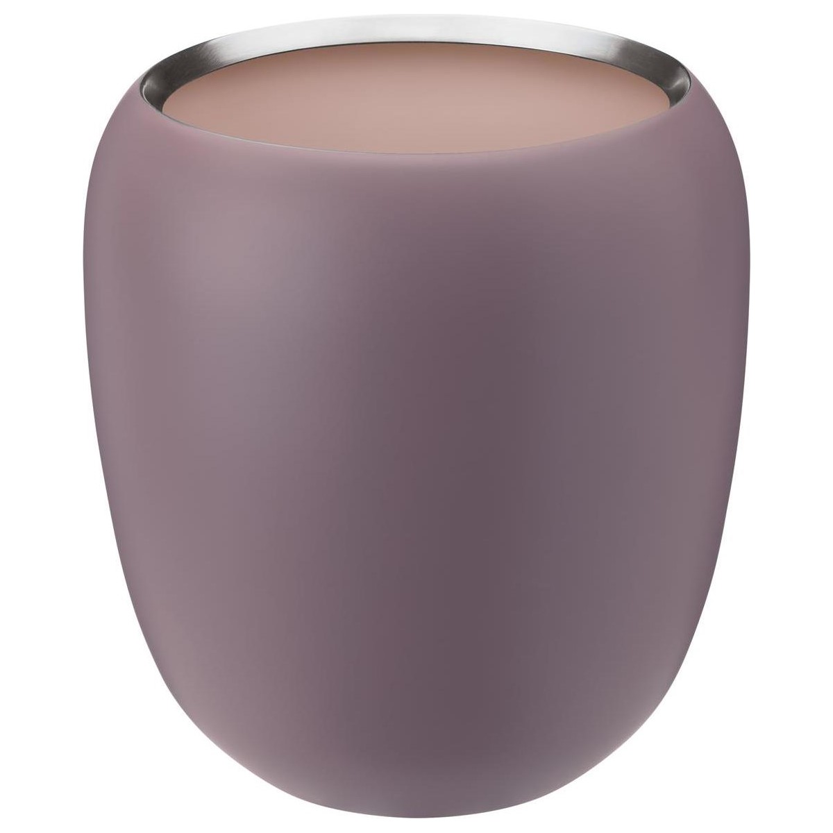 Vaza ORA 18 cm, dulkėtos rožinės spalvos, nerūdijantis plienas, Stelton