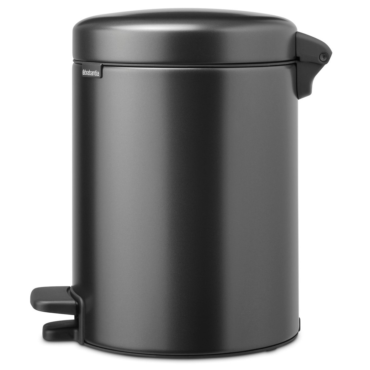 Šiukšliadėžė su pedalu NEWICON 5 l, ryškiai pilkos spalvos, plienas, Brabantia
