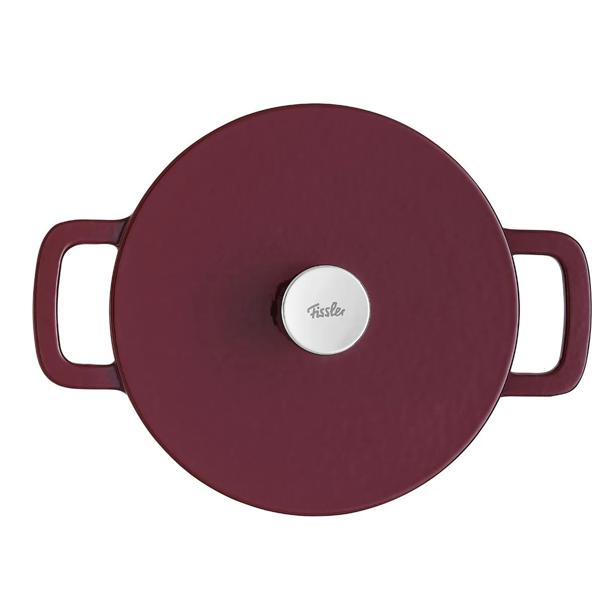 Virimo puodas MOMENTS 20 cm, bordo spalvos raudona, ketus, Fissler