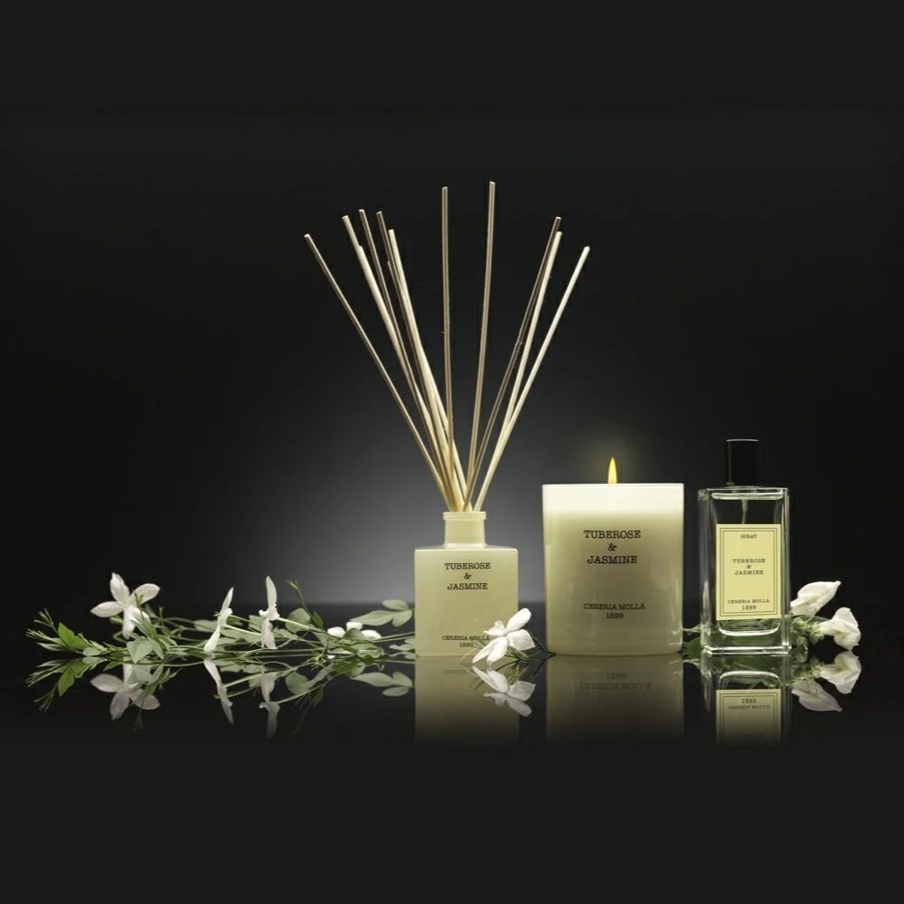Namų kvapo difuzeris TUBEROSE & JASMINE 100 ml, Cereria Mollá