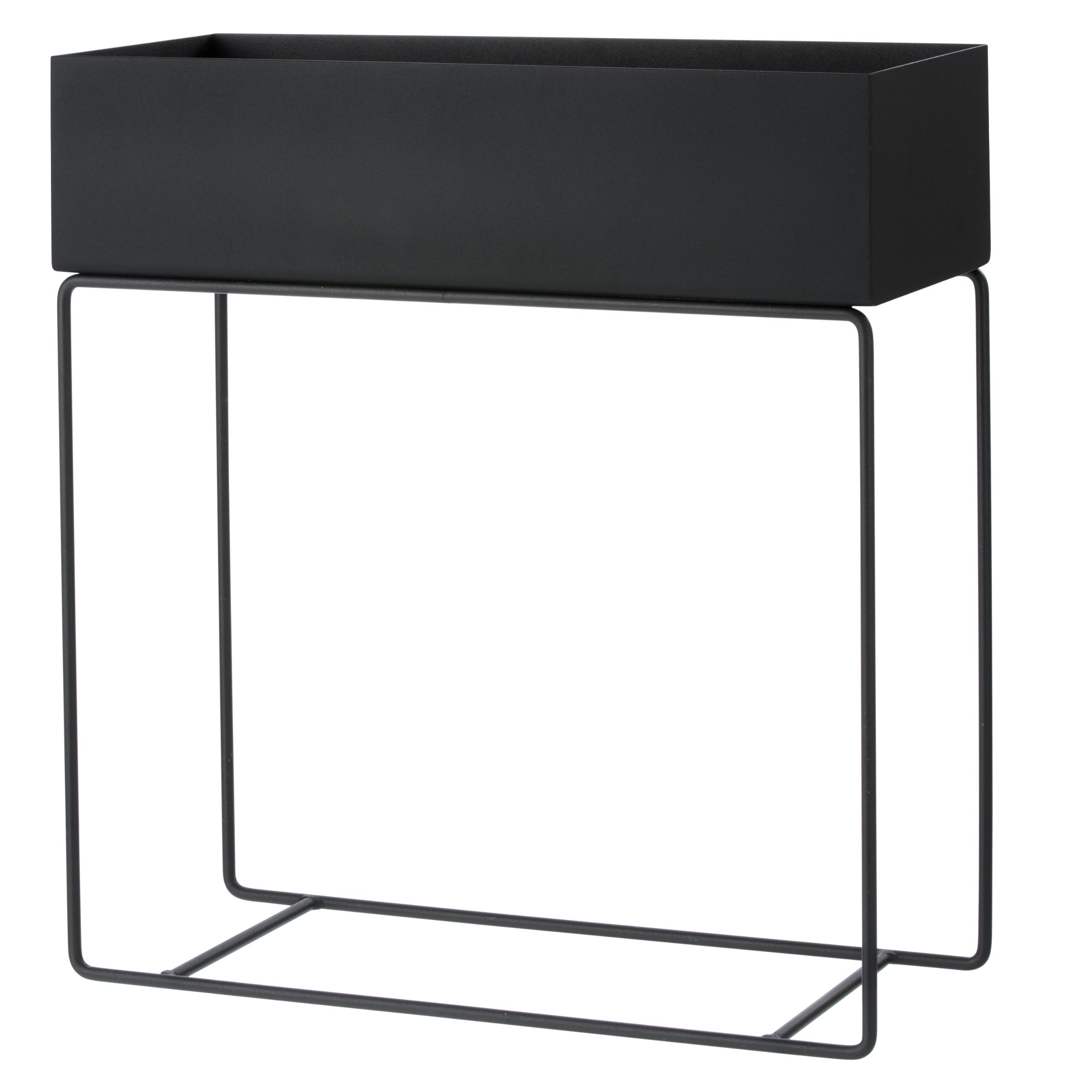 216929 5 kvetinac plant box 60 cm cerna zelezo ferm living