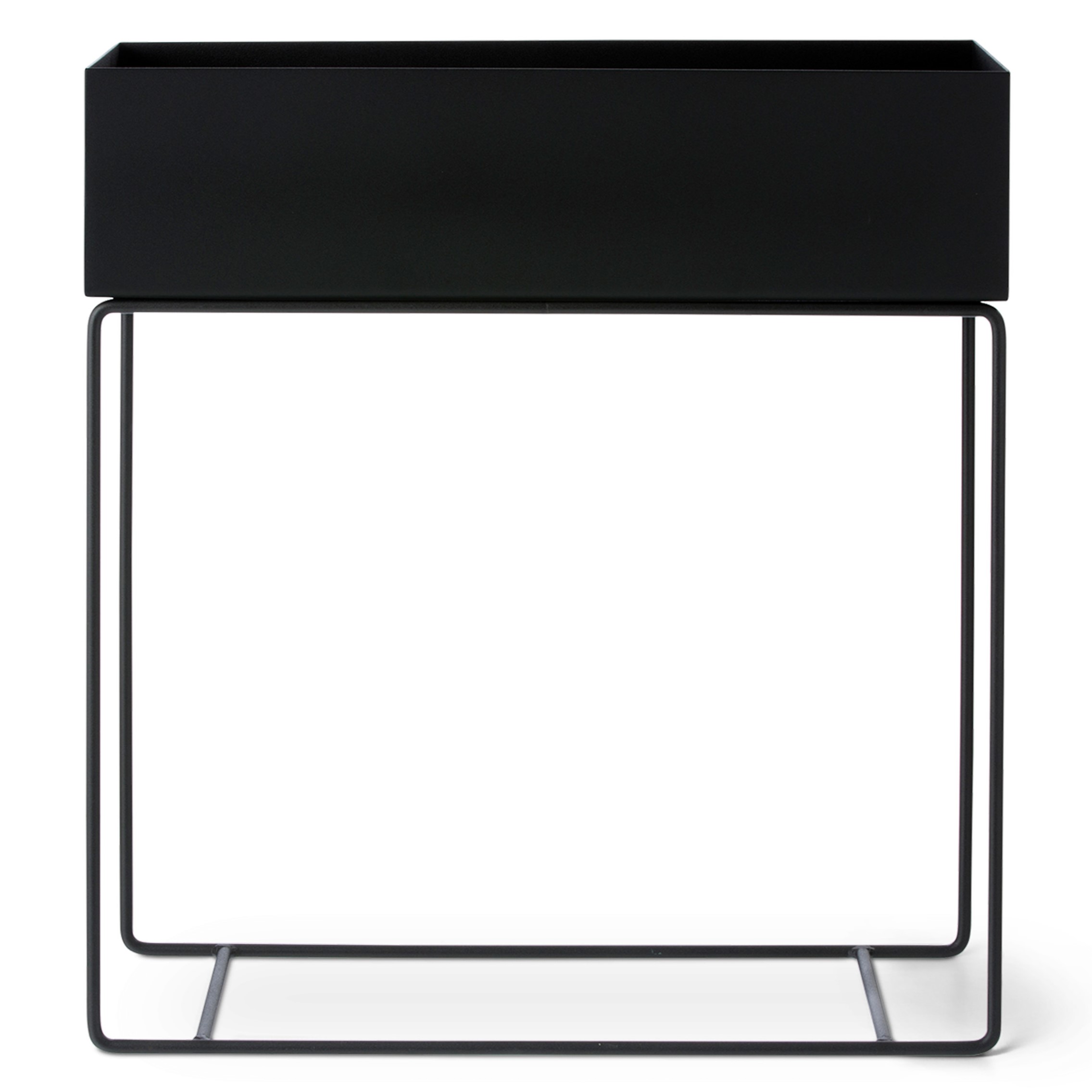 216929 kvetinac plant box 60 cm cerna zelezo ferm living