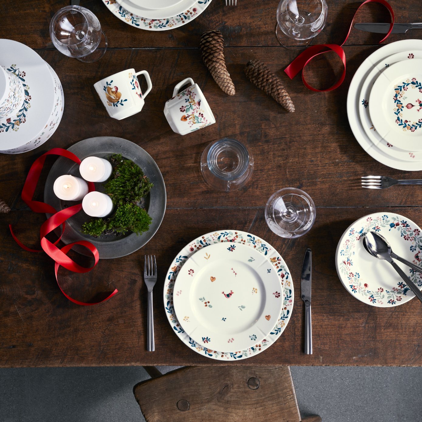 219029 2 jidelni talir grand cru cottage 27 cm bila porcelan rosendahl