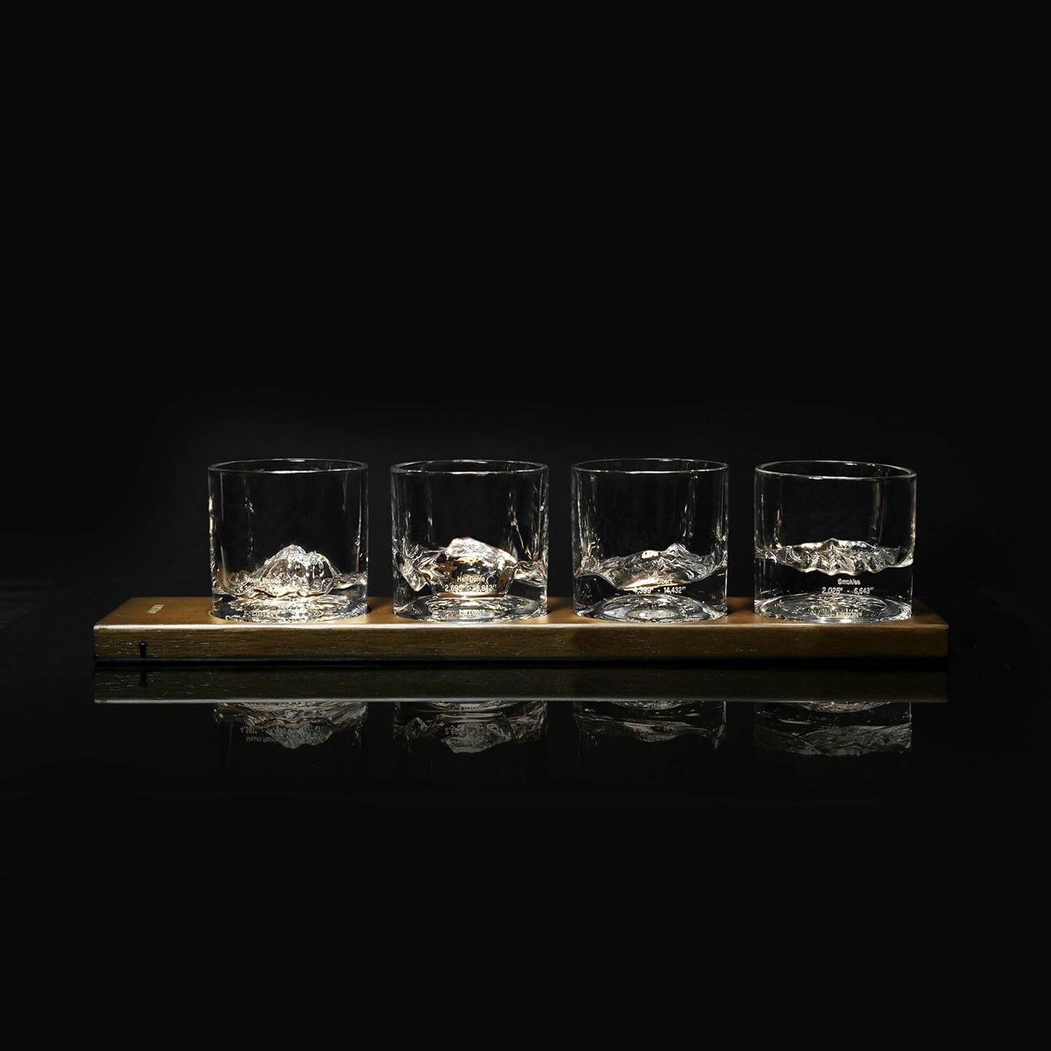 219047 2 podtacek whiskey flight 43 cm hneda drevo liiton