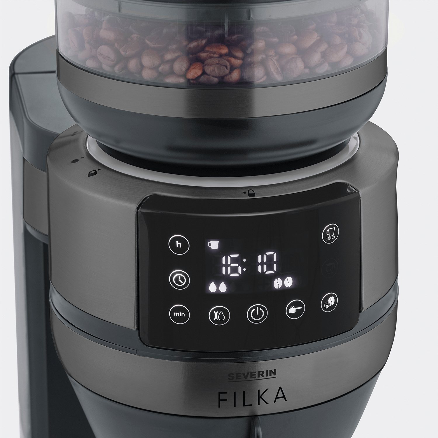 219362 5 kavovar na prekapavanou kavu ka 4849 filka inox cerna severin