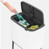 Sensorinė šiukšliadėžė BO 11 + 23 l, balta, Brabantia