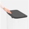 Sensorinė šiukšliadėžė BO 11 + 23 l, balta, Brabantia