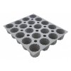 Kepinių forma ELASTOMOULE, kurioje telpa 20 3,5 cm skersmens mini kanelių, de Buyer