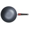 Wok keptuvė DIAMOND LITE 30 cm, indukcinei viryklei, nuimama rankena, titanas, WOLL