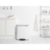 Šiukšliadėžė su pedalu BO 60 l, balta, Brabantia