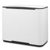 Šiukšliadėžė su pedalu BO 3 x 11 l, balta, Brabantia