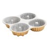 Tortinė QUARTET BUNDT, auksinė, Nordic Ware