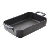 Forma kepimui orkaitėje BELLE CUISINE 1,7 l, stačiakampio formos, matinė juoda spalva, porcelianas, REVOL
