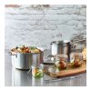 Žemas puodas ALCHIMY 24 cm, 5 l, nerūdijantis plienas, de Buyer