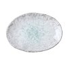 Desertinė lėkštė AQUA SPLASH 24 x 17 cm, netaisyklingos formos, mėlyna, keramika, MIJ