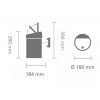 Sensorinė šiukšliadėžė TOUCH BIN 3 l, balta, Brabantia
