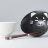 Pietų dubuo CAT FACE DESIGN 400 ml, 2 vnt. rinkinys, su lazdelėmis, MIJ