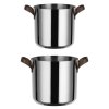Aukštas atsargų laikymo puodas EDO 24 cm, nerūdijantis plienas, Alessi
