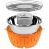 Stalinė kepsninė su anglimi XL, oranžinė LotusGrill