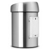 Sensorinė šiukšliadėžė TOUCH BIN 3 l, matinis plienas, Brabantia
