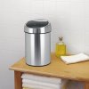 Sensorinė šiukšliadėžė TOUCH BIN 3 l, matinis plienas, Brabantia