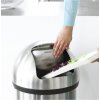 Šiukšlių krepšys PUSH BIN 60 l, matinis plienas, Brabantia
