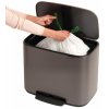 Šiukšliadėžė su pedalu BO 36 l, platina, Brabantia
