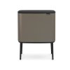 Sensorinė šiukšliadėžė BO 11 + 23 l, platina, Brabantia