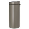 Sensorinė šiukšliadėžė TOUCH BIN NEW 30 l, platina, Brabantia