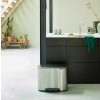 Šiukšliadėžė su pedalu BO 3 x 11 l, matinis plienas, Brabantia