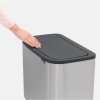 Sensorinė šiukšliadėžė BO 11 + 23 l, matinis plienas, Brabantia