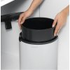 Įmontuojama šiukšliadėžė 15 l, balta, Brabantia
