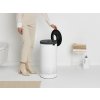 Skalbinių dėžė 35 l, su plastikiniu dangčiu, balta, Brabantia