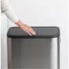 Sensorinė šiukšliadėžė BO 2 x 30 l, matinis plienas, Brabantia