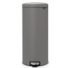Šiukšliadėžė su pedalu NEWICON 30 l, mineralinė pilka, Brabantia