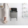 Sensorinė šiukšliadėžė BO TOUCH BIN 3 x 11 l, mineralinė pilka, Brabantia