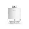 Skysto muilo dozatorius MINDSET 200 ml, mineralinės baltos spalvos, plienas ir stiklas, Brabantia