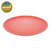 Plastikinė lėkštė CONNECT, 4 vnt. rinkinys, 25,5 cm, koralų spalvos, Koziol