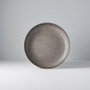 Desertinė lėkštė EARTH BLACK 22 cm, aukštu kraštu, MIJ