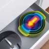 Virtuvinių dubenėlių rinkinys OPAL NEST, 9 vnt., su matavimo puodeliais, sudedami vienas į kitą, Joseph Joseph