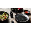 Serviravimo dubuo BLACK PEARL 28 cm, 1,5 l, juoda, keramika, MIJ