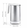 Elektrinis virdulys ENFINIGY PRO 1,5 l, sidabro spalvos, Zwilling