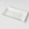Serviravimo lėkštė WHITE BLOSSOM 33 x 19 cm, MIJ