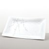 Serviravimo lėkštė WHITE BLOSSOM 33 x 19 cm, MIJ