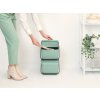 Šiukšlių dėžė SORT & GO 20 l, sukraunama, nefrito žalios spalvos, Brabantia