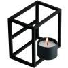 Arbatos pašildymo stovelis CUBO 10 cm, juoda, Philippi