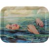 Serviravimo padėklas TOILETPAPER SEA GIRL 32 x 43,5 cm, mėlynas, Seletti